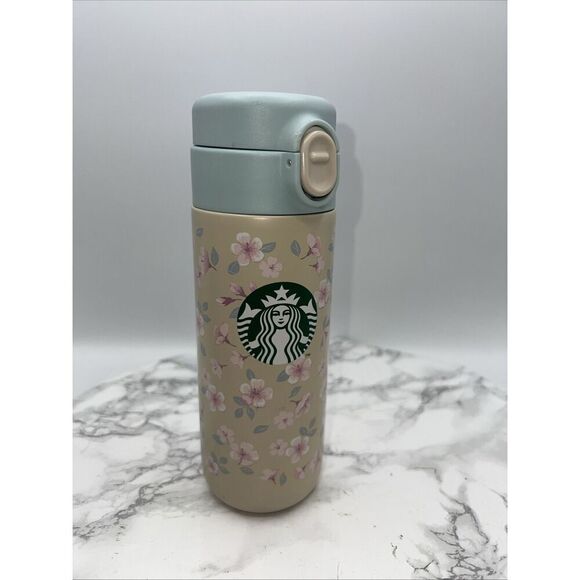 STARBUCKS 2024 Sakura Cherry Blossoms Stainless Steel Bottle-12.9 Fl Oz - Picture 3 of 8